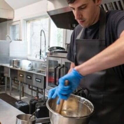 Our 500mg Full Spectrum CBD Lotion being made.